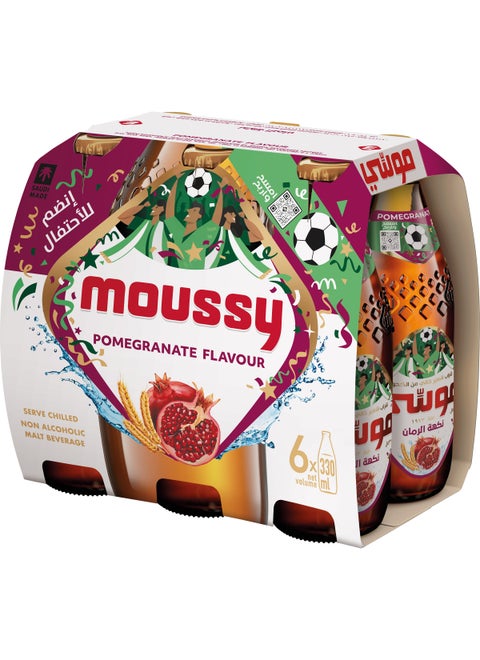 Pomegranate Flavour Malt Beverage 330ml Pack of 6