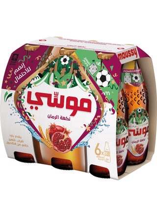 مشروب شعير بنكهة الرمان 330ملليلتر عبوة من 6 قطع - view 2