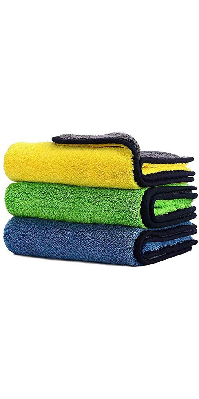 Pack Of 3 Car Drying Microfiber Towel - Image 1