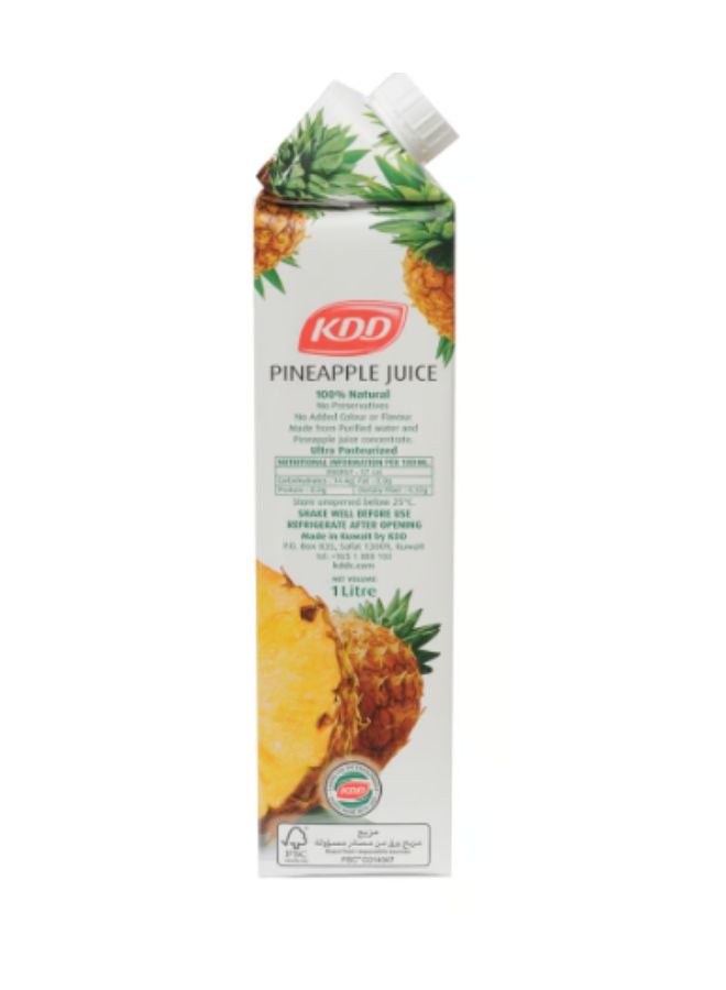 KDD Pineapple Juice 1Liters  - Image 2