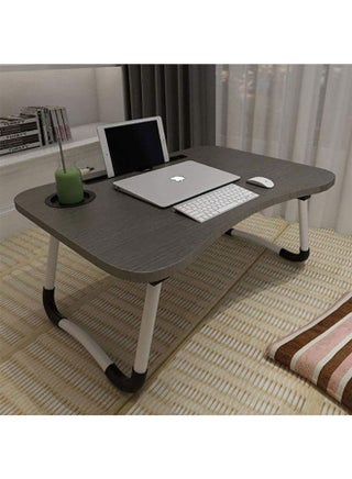 Foldable Laptop Table Dark Brown Dark Brown 60 x 40 x 26cm - view 3