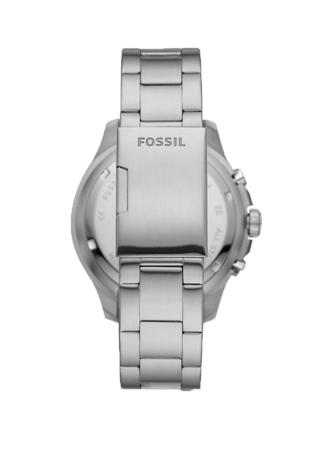 FOSSIL Men's Water Resistant Chronograph Watch FS5725 - 46 mm - Silver - Image 2