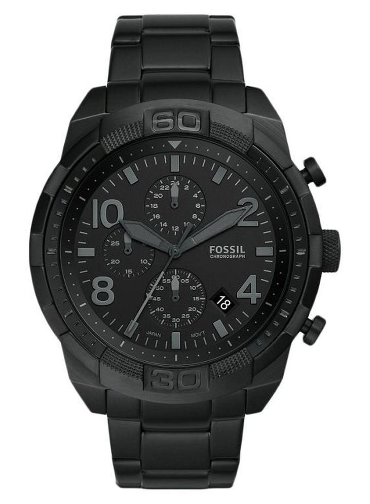 FOSSIL Men's Bronson Chronograph Watch FS5712 - 50 mm - Black - Image 1