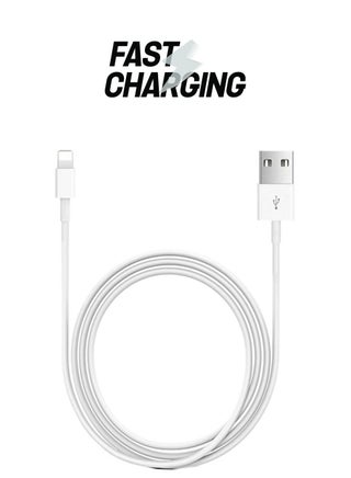 Lightning To USB Charging Cable White - pnsku/N40711101A/45/_/1738266477/86af9624-a682-41f3-bae9-ab1d92e44291