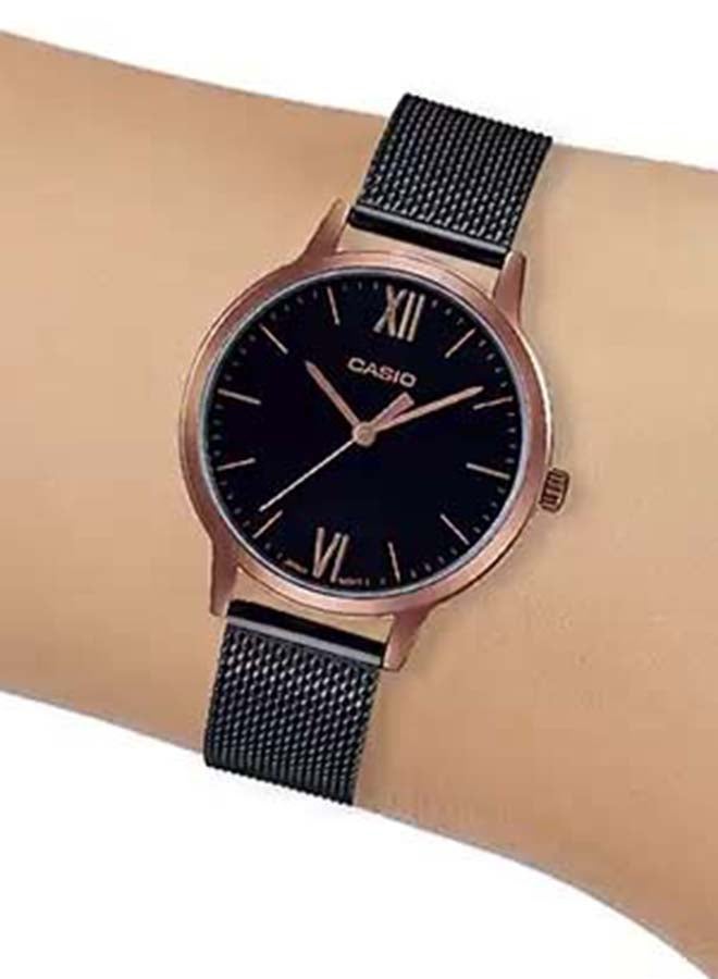 CASIO Women's Stainless Steel Analog Wrist Watch LTP-E157MRB-1BDF - Image 2