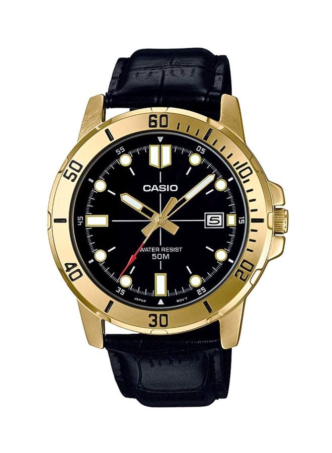 CASIO Men's Water Resistant Analog Watch Mtp-VD01GL-1EVUDF - 45 mm - Black - Image 1