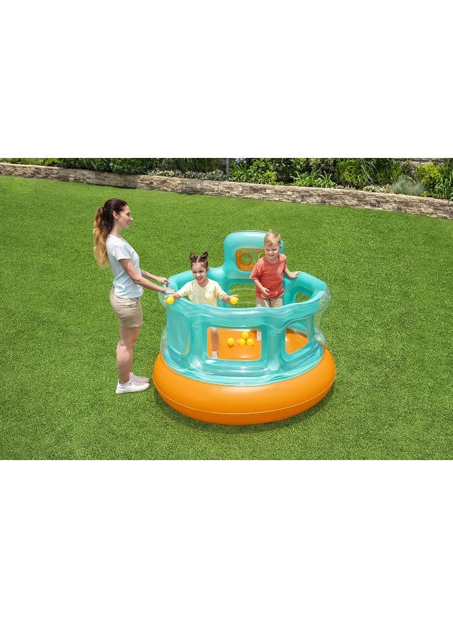 Bestway Up In & Over Hops 'N Hoops Bouncer 152X152X117 1.52x1.52x1.17meter  - Image 2