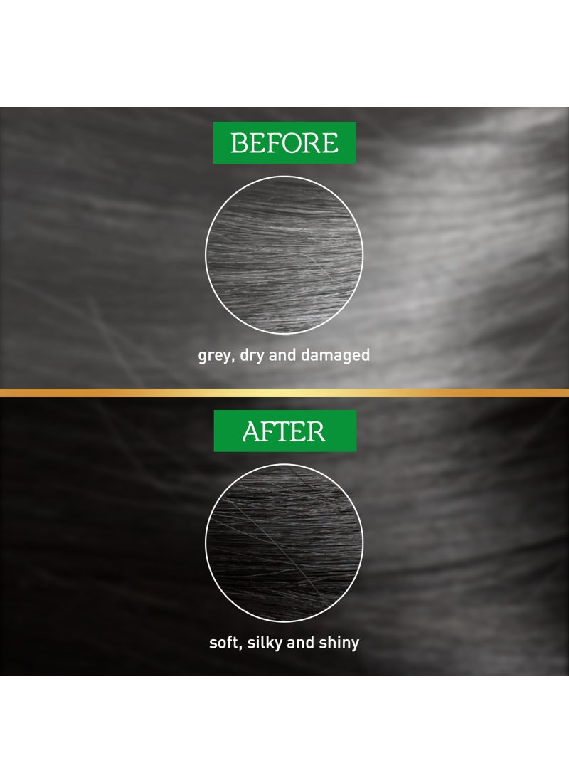 VATIKA Natural Black Henna Hair Colour Pack of 2 Natural Black - Image 4