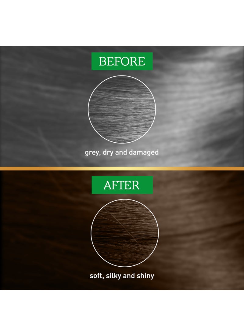 VATIKA Dark Brown Henna Hair Colour Pack of 2 Dark Brown - Image 3