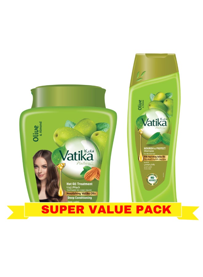 VATIKA Hammamzaith Deep Conditioning 1Kg + Shampoo 200ml  - Image 1