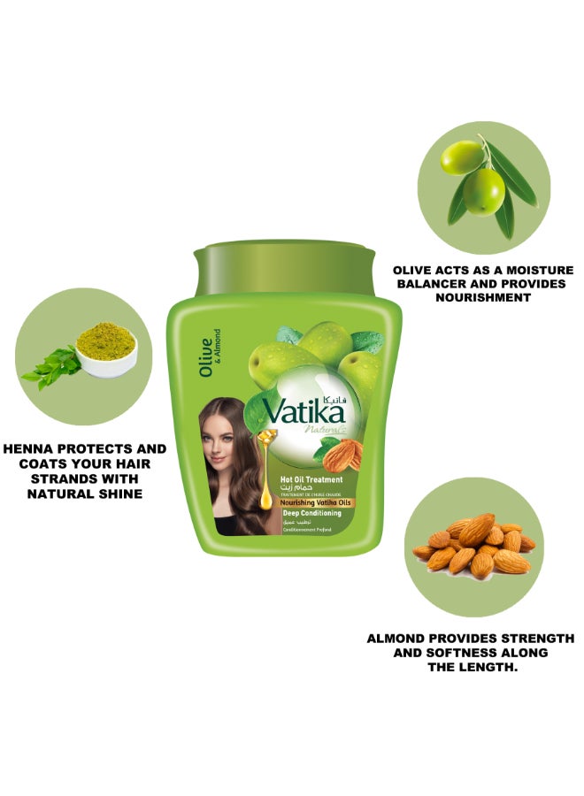VATIKA Hammamzaith Deep Conditioning 1Kg + Shampoo 200ml  - Image 3