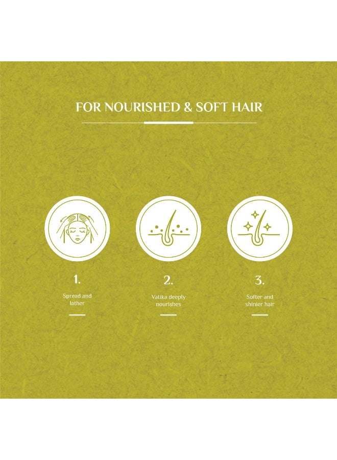 VATIKA Hot Oil Treatment With Nourish And Protect Shampoo Green 1Kg + 200ml  - Image 3