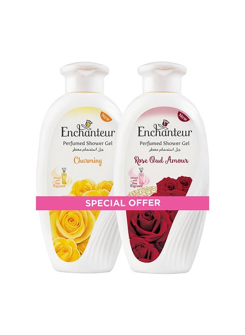 Charming Rose Oud Amour Shower Gel 250ml Pack of 2