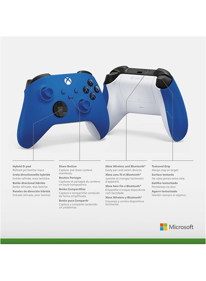 Microsoft - Xbox Wireless Controller For Xbox Series X|S, Xbox One, Windows10/11, Android, And iOS -  Blue - Image 1