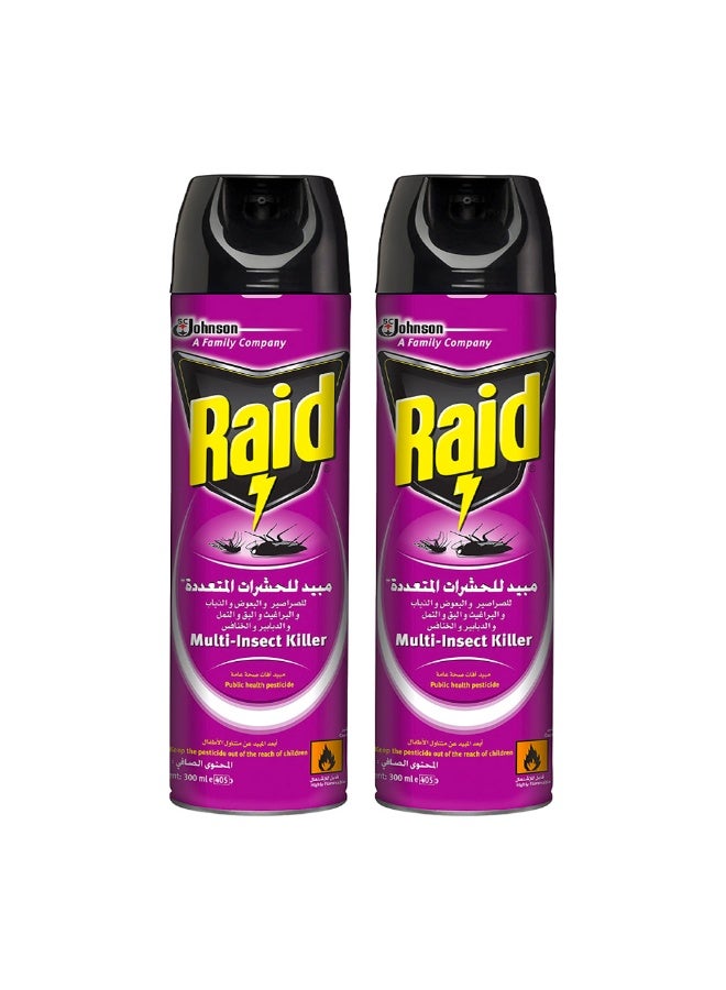 ريد Multi Insect Killer, 300ml × 2 15% white 