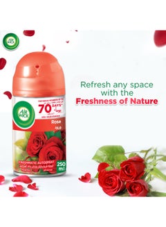 Air Wick Freshmatic Autospray Refill Rose Fragrance Pack Of 2 250ml  - Image 2