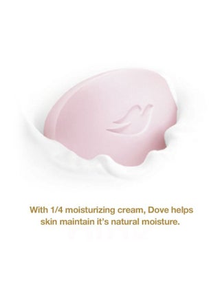 Moisturising Soap Bar Nourishing Formula For All Skin Types With One Fourth Moisturising Cream, Pack Of 4 Pink 125grams - view 4