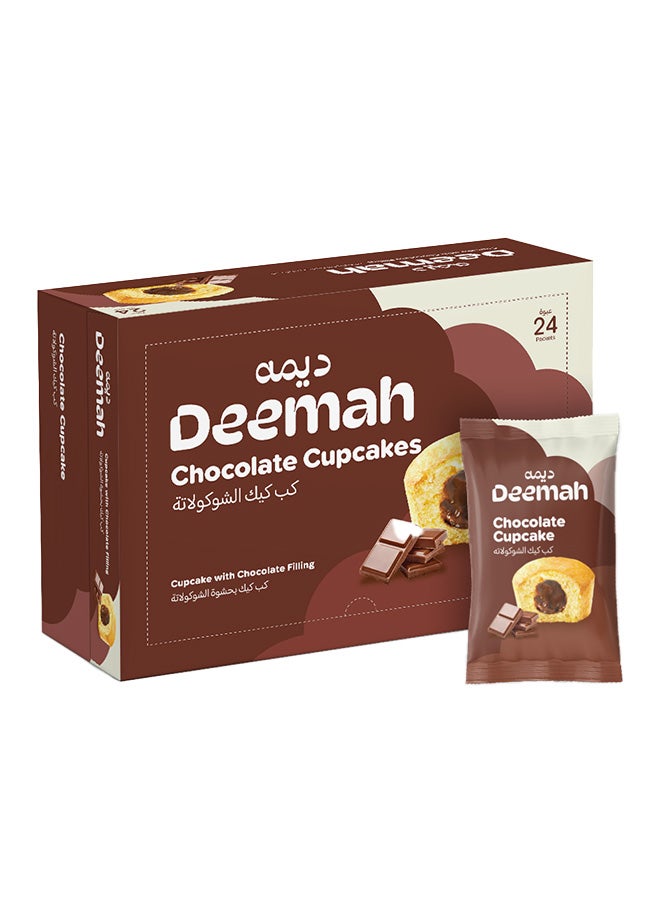 ديمة كب كيك بكريمة الشوكولاتة 432جرام عبوة من 16 قطعة