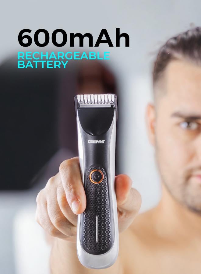 Professional Beard Trimmer With Pro Shield 1.0 Technology, Beard Trimmer with High Capacity Battery and Waterproof Design Black