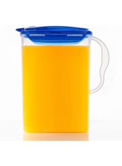 LocknLock Fridge Door Plastic Water Jug Clear/Blue 3Liters  - Image 2