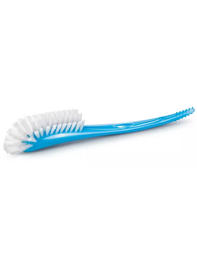 Philips Avent طقم زجاجات رضاعة مضادة للمغص بحلمات من السيليكون فائق النعومة، للأطفال حديثي الولادة، مناسب من عمر يوم فما فوق - لون شفاف/أزرق