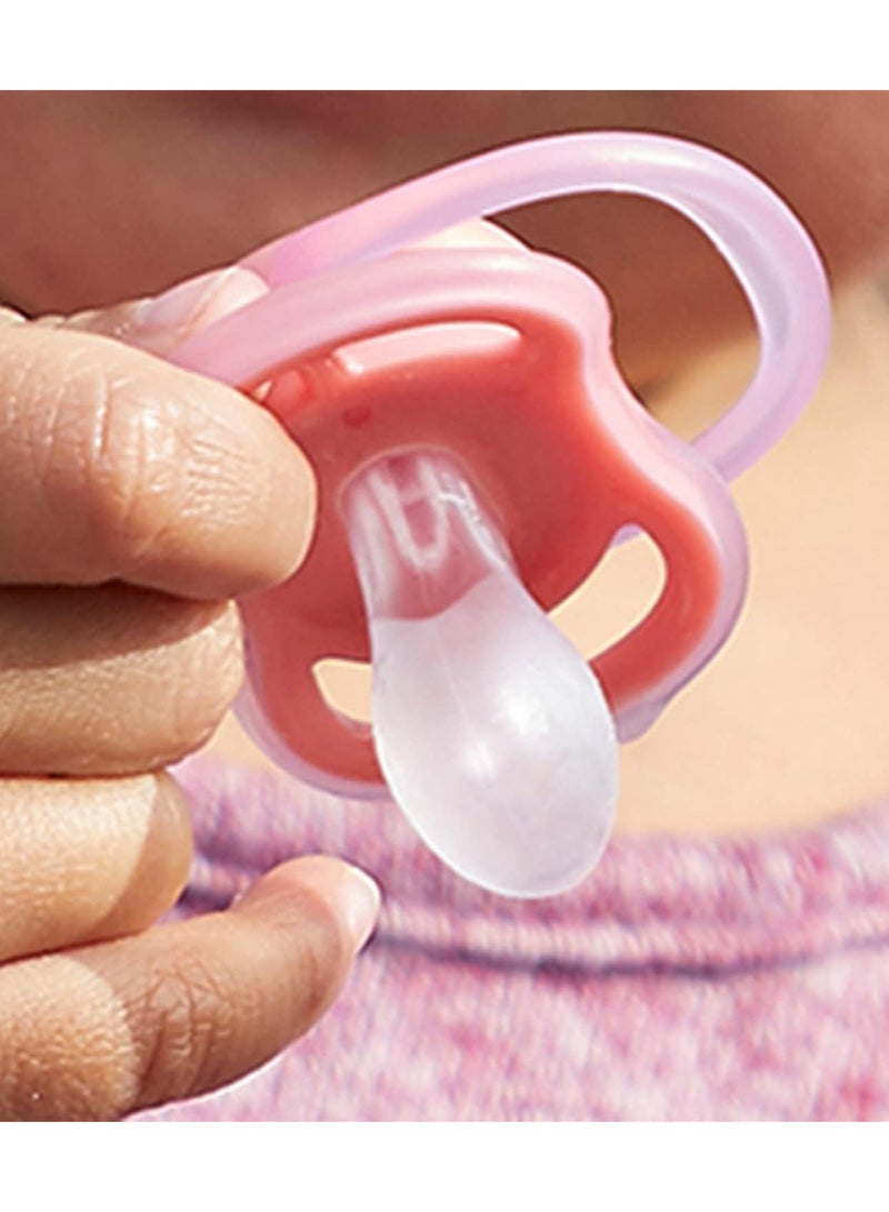 PHILIPS AVENT - Pack Of 2 Ultra Air Night Soft Pacifier Set for 0-6 Months, Assorted Color - SCF376/12 - Image 1