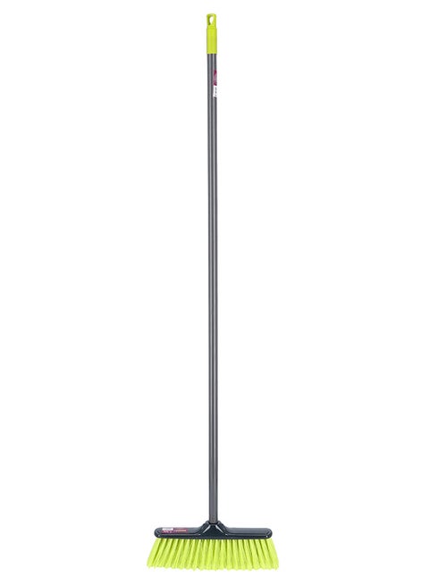 Royalbright Broom With Steel Handle Cleaning Accessories Assorted Color 28.5 x 8.5 x 11.5cm