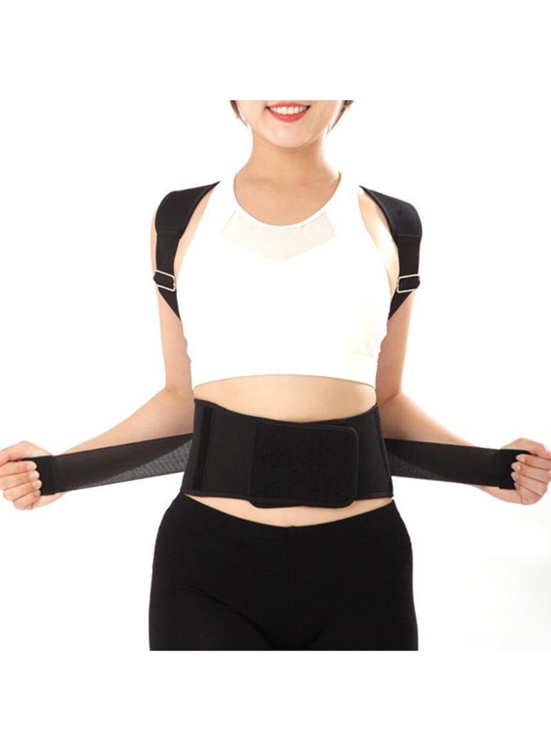 Brace Shoulder Spine Back Support Magnetic Therapy Posture Corrector Belt - Image 3