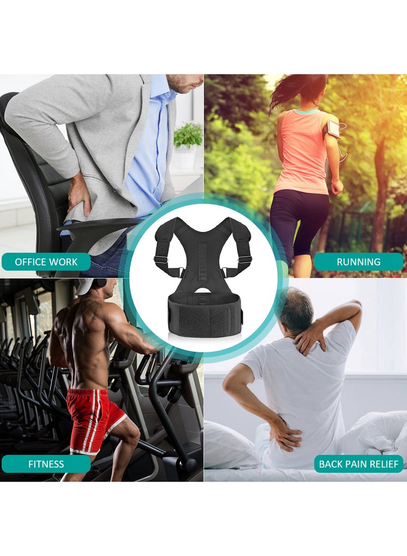 Brace Shoulder Spine Back Support Magnetic Therapy Posture Corrector Belt - Image 5