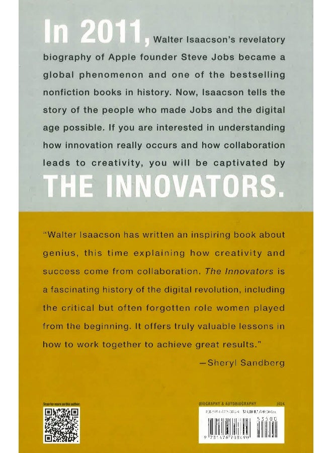 The Innovators: How A Group Of Hackers, Geniuses, And Geeks Created The Digital Revolution, Isaacson, Walter Hardcover English by Walter Isaacson - 2014 - Image 2