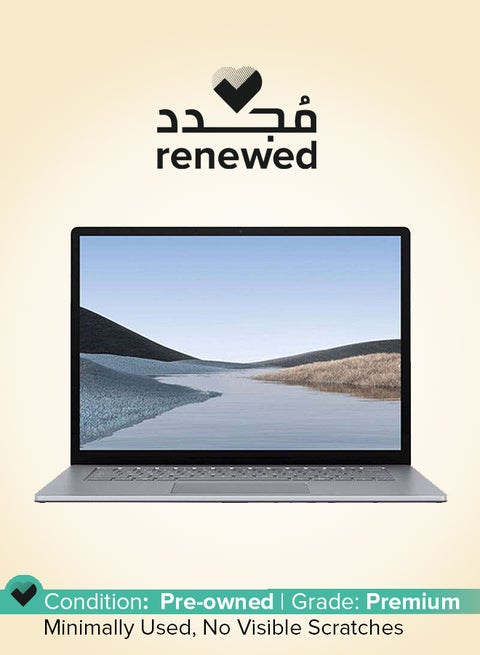 Renewed - Surface Laptop 3 Touchscreen Laptop With 13.5-inch Display,Core i7 Processor,10th Gen/16GB RAM/256GB SSD/Intel Iris Plus Graphics Platinum