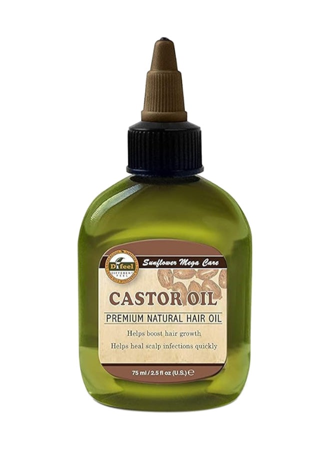 difeel Difeel Sunflower Mega Care Castor Oil, Infused With Natural Ingredients, Boosts Hair Growth, 75Ml 75ml - Image 1