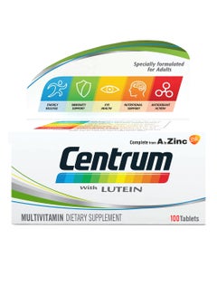 Centrum Lutein Multivitamin 100 Tabs 