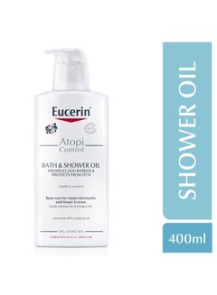 Atopicontrol Cleansing Shower Oil With Natural Omega-3 And Omega-6 Oils For Dry And Normal Skin Multicolour 400ml