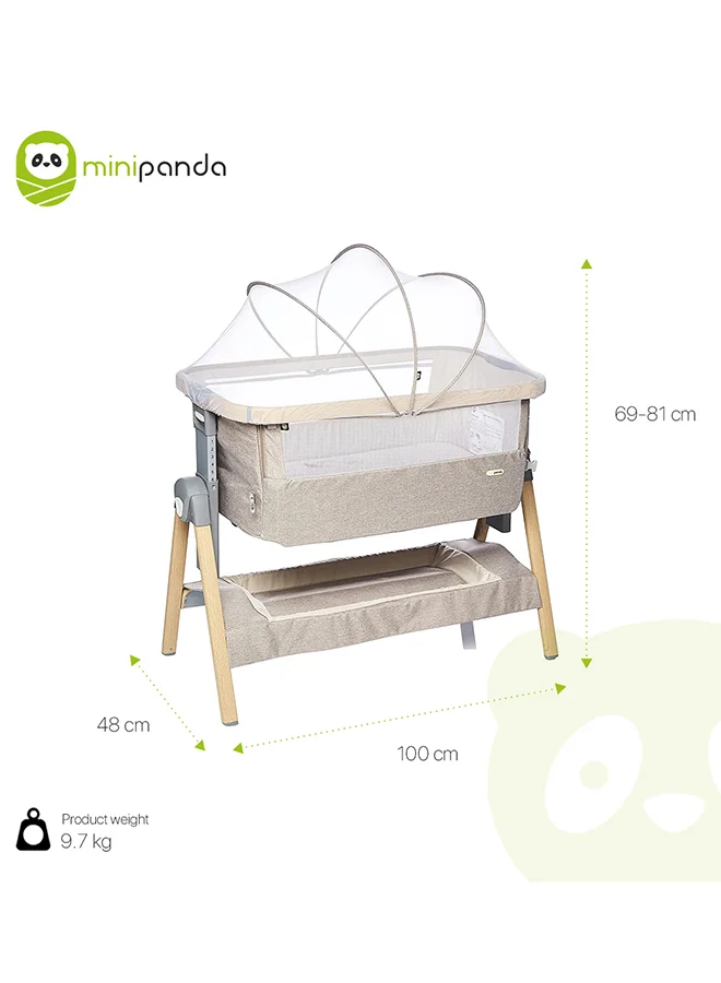 mini panda Natural Co- Sleeper, Grey