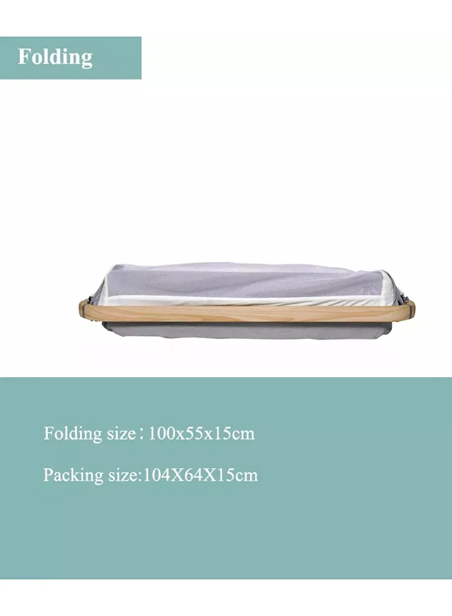 mini panda Natural Co- Sleeper, Grey