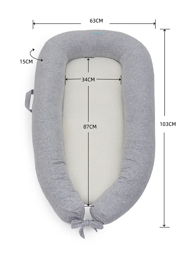 Purflo PurAir Breathable Nest Maxi, Marl Grey