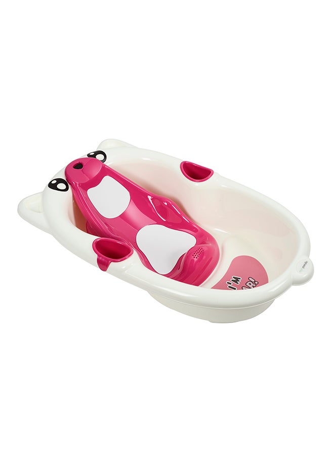 mini panda Mommy's Partner Bear Bath Tub, Pink  - Image 1