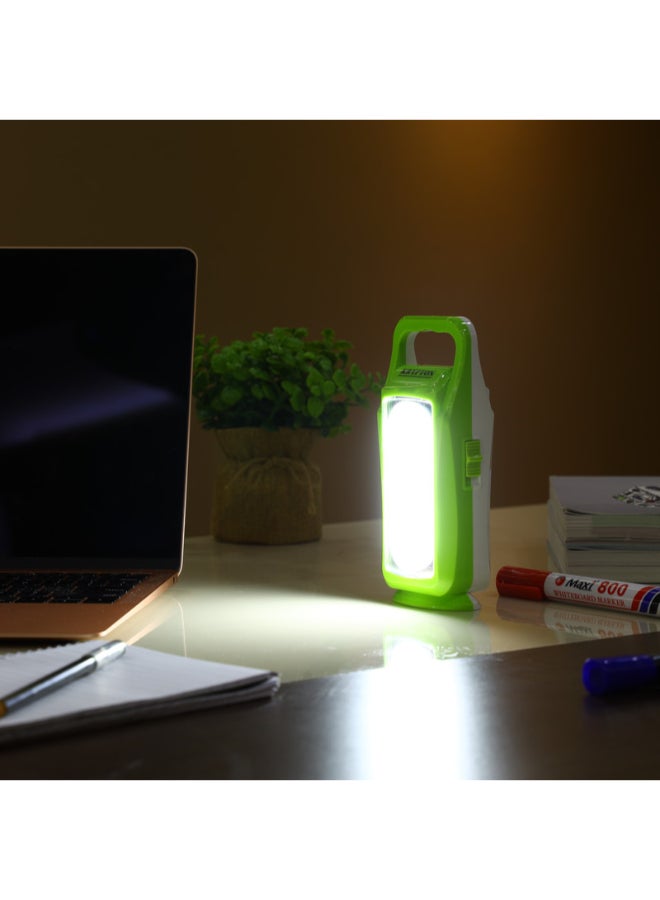 KRYPTON Rechargeable Solar LED Emergency Light Green/White  - Image 2