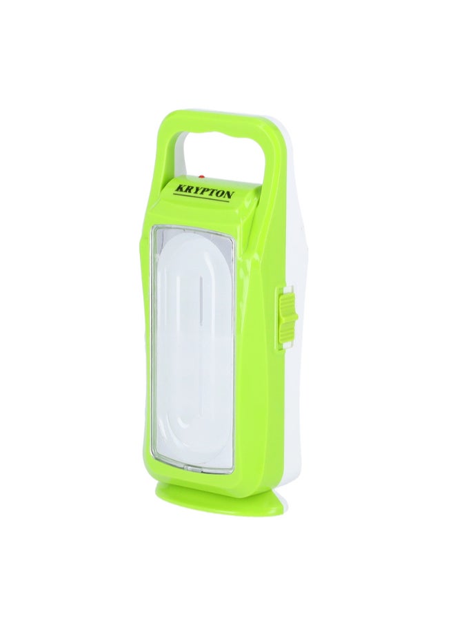 KRYPTON Rechargeable Solar LED Emergency Light Green/White  - Image 5