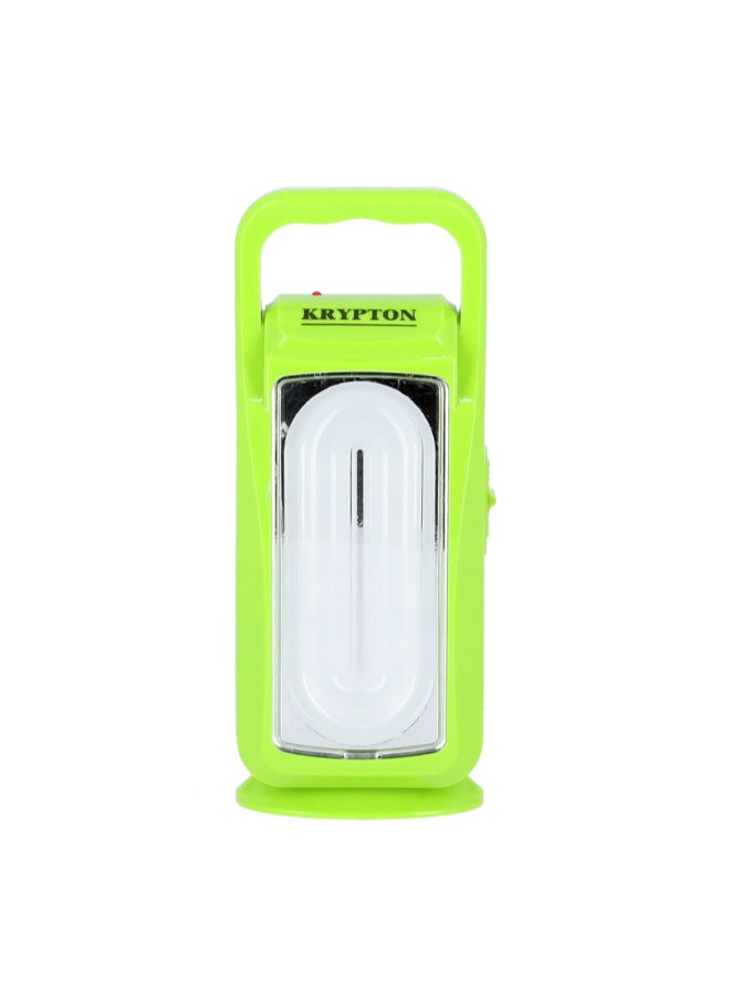KRYPTON Rechargeable Solar LED Emergency Light Green/White  - Image 4