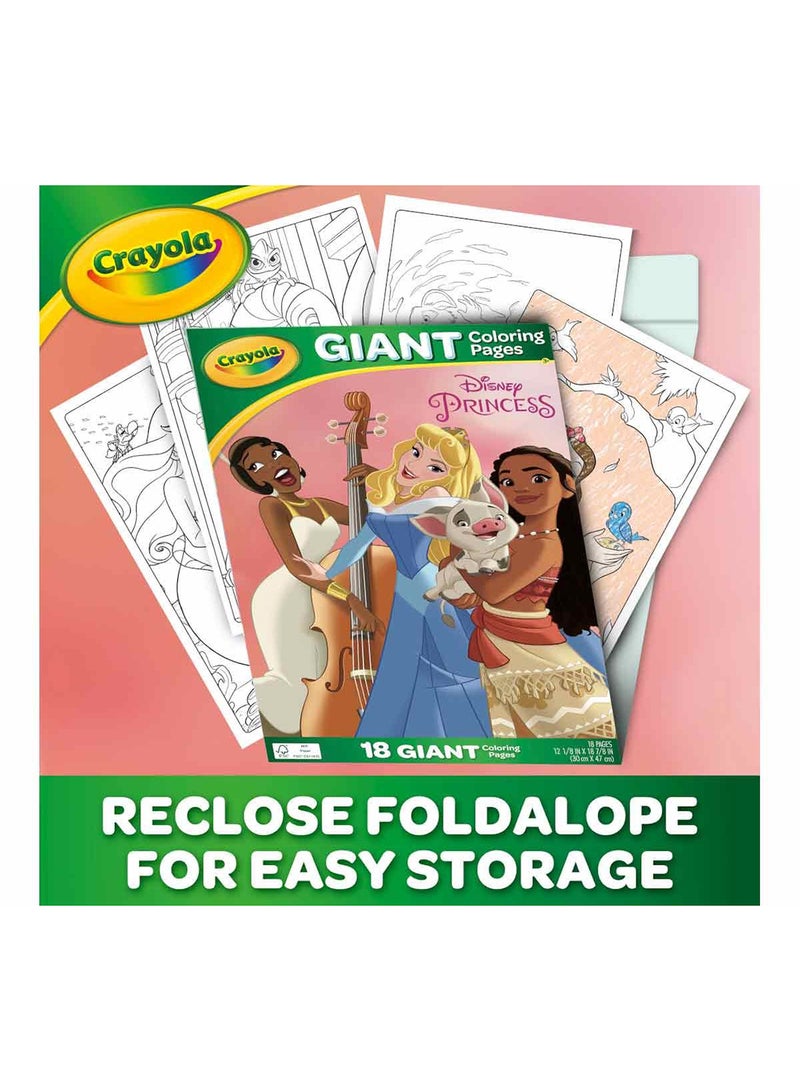 Crayola 18 Gaint Coloring Pages Princess 19.5 x 13 x 0.4inch - Image 4