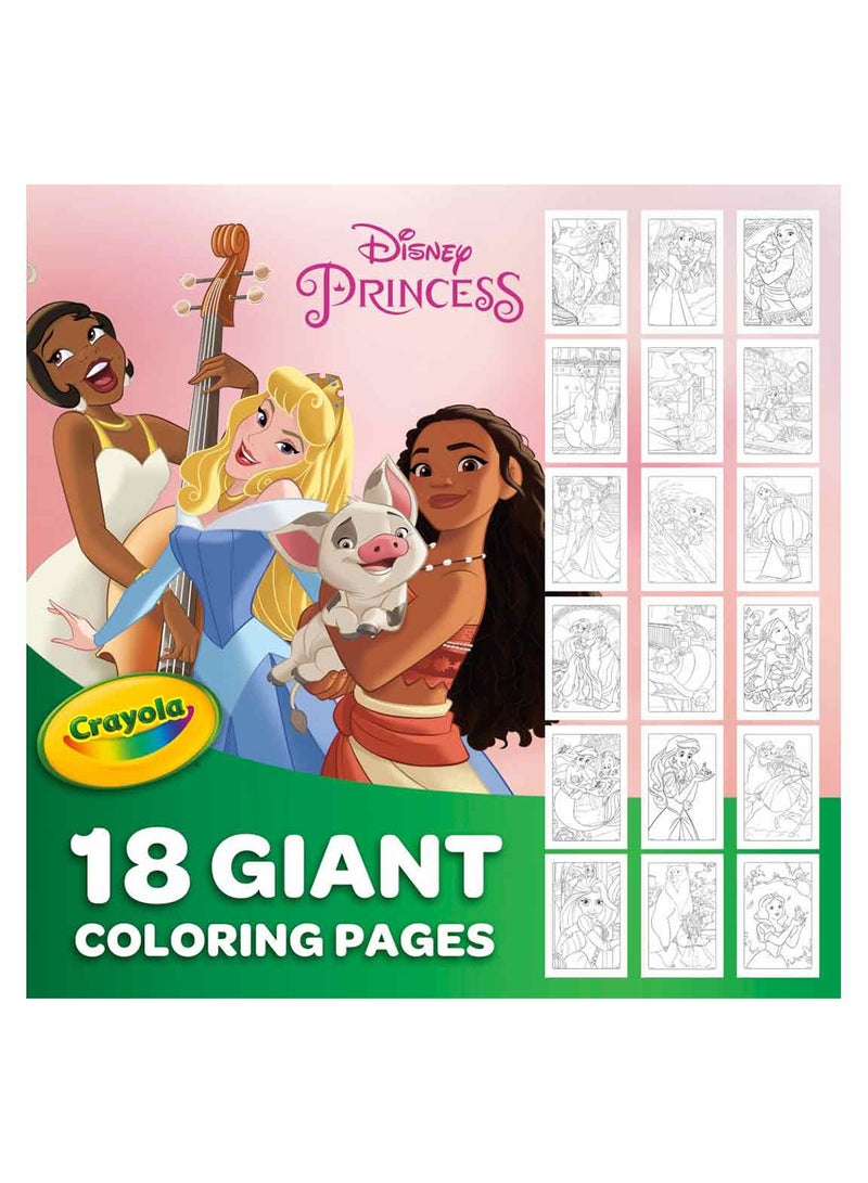 Crayola 18 Gaint Coloring Pages Princess 19.5 x 13 x 0.4inch - Image 2