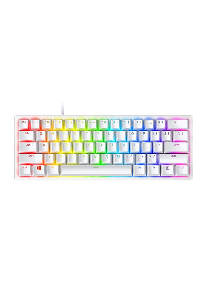RAZER - Huntsman Mini 60% Gaming Keyboard with Clicky Purple Optical Switch - US - Mercury - Image 1