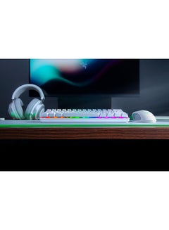 RAZER Huntsman Mini 60% Gaming Keyboard with Clicky Purple Optical Switch - US - Mercury  - Image 4