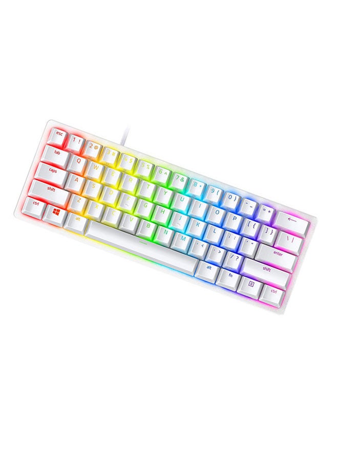 RAZER - Huntsman Mini 60% Gaming Keyboard with Clicky Purple Optical Switch - US - Mercury - Image 1