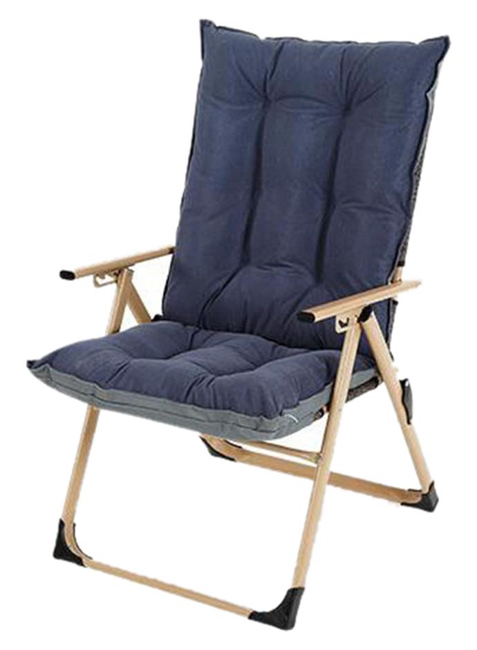 كرسي متعدد الاستخدامات قابل للطي أزرق 105x55x55سم