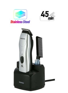 KRYPTON Rechargeable Hair Clipper Silver 594grams  - Image 1