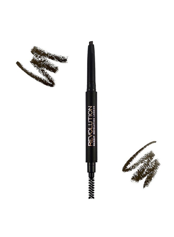 REVOLUTION - Duo Brow Definer Dark Brown - Image 1