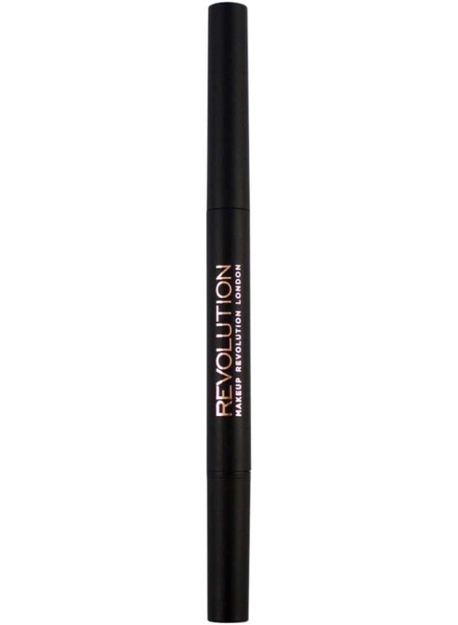 REVOLUTION - Duo Brow Definer Dark Brown - Image 1